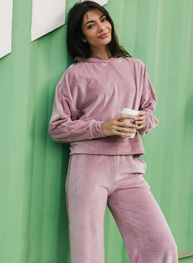 Familia Homewear Velvet Cashmere Pajama Set - Image 3